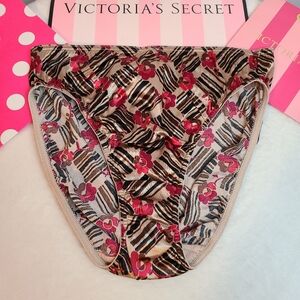 New VTG Victoria's Secret Second Skin Satin Classic Hipster Panty Size XL Rare!